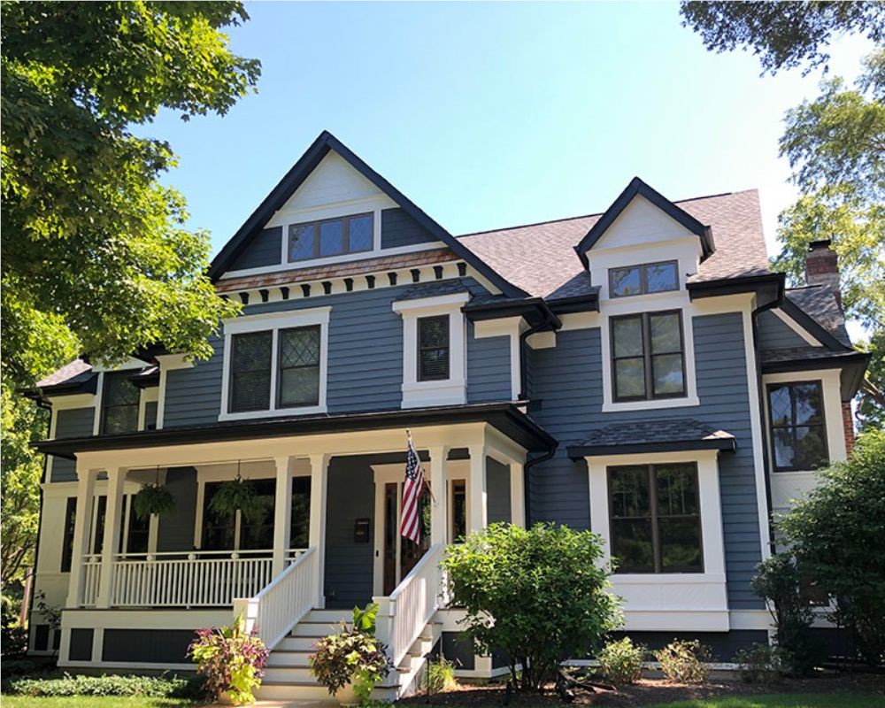 siding repair on a home in West Allis