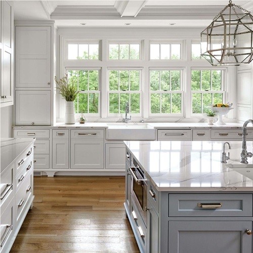 vinyl windows in a kitchen