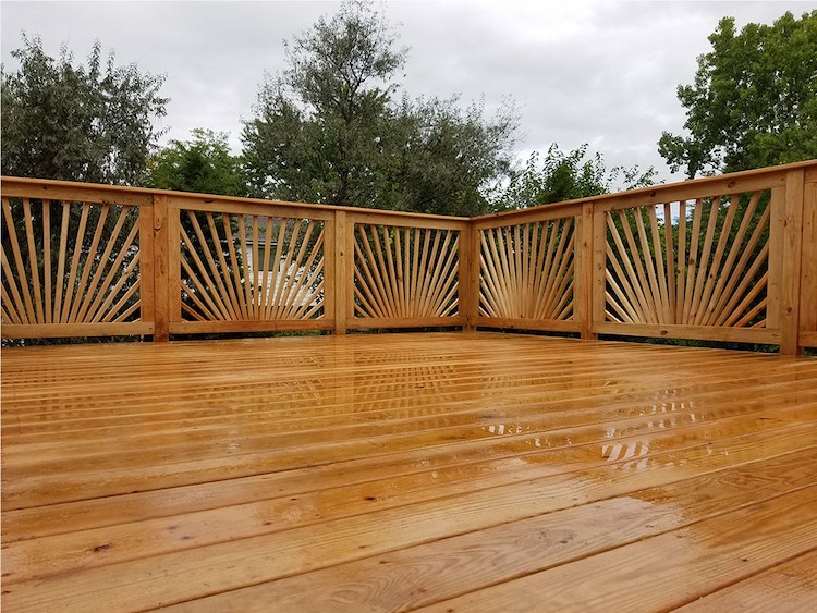 Decking installation services in Waukesha